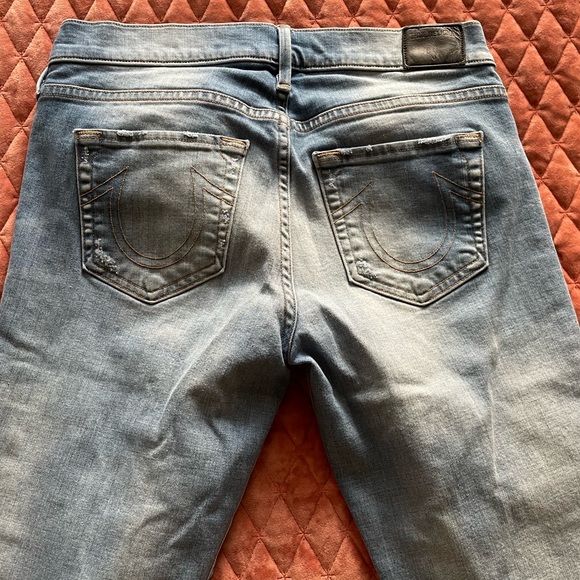 True Religion Mid Rise Straight Core Jeans, size 28 - Picture 4 of 4